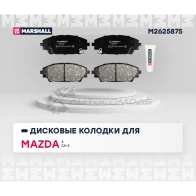 Тормозные колодки дисковые Mazda 3 III (BM) 13-, CX-3 15-