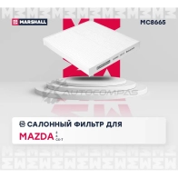Фильтр салонный Mazda 2 I 03-, 6 I (GG), II (GH) 02-, CX-7 06- MARSHALL MC8665 1441204339 ZWSS 9CY - Изображение 2
