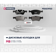 Тормозные колодки дисковые MB E-Class (W211) 03-, GL-Class (X164) 06-, M-Class (W164) 05- MARSHALL 1437232864 M2623922 HXO6 W - Изображение 2