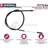 Трос ручника MB Sprinter II (906) 06-, VW Crafter I 06- MARSHALL 1441204500 MT7636 3KY MB3D