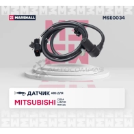 Датчик ABS Mitsubishi: Cedia 06-, Lancer VI-VIII 95-, Mirage 95- MARSHALL 9IVET M4 1441204772 MSE0034 - Изображение 2