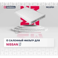 Фильтр салонный Nissan Cube III 09-, Juke I 10-, Leaf I, II 10- MARSHALL G T01H 1441204845 MC2701 - Изображение 2