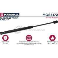 Амортизатор багажника Nissan Murano II (2007-2014) MARSHALL 1441204964 MGS5172 EPZCH DF