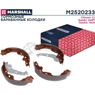 Тормозные колодки барабанные Citroen C1 I, II 05-, Peugeot 107 05-, 108 14-, Suzuki Swift III 05- MARSHALL 1437232850 IXX85R 3 M2520233 - Изображение 2