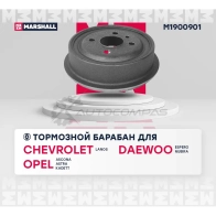 Барабан тормозной Chevrolet Lanos 05-, Daewoo Espero 93-, Nubira 97-, Opel Astra F, G 91- MARSHALL 1437232037 B3QV P8L M1900901 - Изображение 3