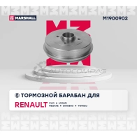 Барабан тормозной Renault Clio II 98-, Logan I 04-, Megane I 95-, Sandero I 09-, Twingo I 93- MARSHALL 1437232038 IC3 85 M1900902 - Изображение 3