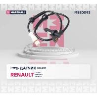 Датчик ABS Renault: Logan I 04-, Sandero I 07-, Twingo I 93- MARSHALL XR8 IFS MSE0093 1441205222 - Изображение 2