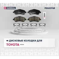 Тормозные колодки дисковые Toyota Avensis II 03-