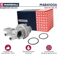 Водяной насос (помпа) Audi 80 (B2, B3, B4) 78-, 100 (C3, C4) 82-, A6 (C4) 94- MARSHALL 1441205952 M4841006 LS74 0WU - Изображение 2