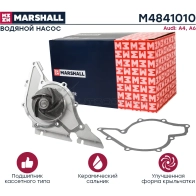 Водяной насос (помпа) Audi A4 (B5) 94-, A6 (C4, C5) 94- MARSHALL 1441205994 M4841010 MIHPP P - Изображение 2