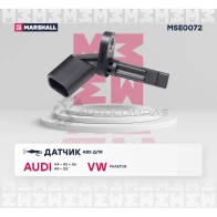 Датчик ABS Audi: A4 (8K) 07-, A5 (8T) 07-, A6 (4F, 4G) 04-, A8 (4D, 4E, 4H) 94- VW: Phaeton 02- MARSHALL MSE0072 G SM8BP 1441206233 - Изображение 2