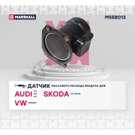 Датчик массового расхода воздуха Audi: A4 (B5) 94-, A6 (C5) 97- Skoda: Octavia I 96- VW: Passat (B5) 96- MARSHALL MSE8013 1441206288 PF 34N1