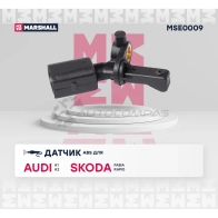 Датчик ABS Audi: A1 (8X) 10-, A2 (8Z) 00- Skoda: Fabia I-III 99-, Rapid I 11- MARSHALL 1441206662 N2 RCJ MSE0009 - Изображение 2
