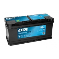 Аккумулятор EXIDE 8 X5Y9UD MDGLR Bmw 5 (E60) 5 Седан 3.0 535 d 286 л.с. 2007 – 2010 EL1050