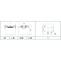 Аккумулятор EXIDE T8E8 9 1441131391 EQ1000 - Изображение 2