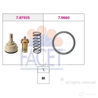 Термостат FACET KW 580 793 7.8793 EPS 1.880.793 Volkswagen Passat (B7) 5 Универсал 1.4 TSI MultiFuel 160 л.с. 2010 – 2014