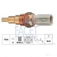 Термостат ож FACET KW 580 148 Opel Astra (F) 1 Универсал 2.0 i (F08. C05) 115 л.с. 1991 – 1994 EPS 1.880.148 78148