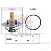 Термостат FACET KW 580 309 EPS 1.880.309 7.8309 Peugeot 406 1 (8B) Седан 2.1 TD 12V 109 л.с. 1996 – 2004