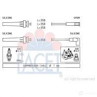 Высоковольтные провода зажигания FACET 4.9990 KW 360 990 EPS 1.501.990 1512932