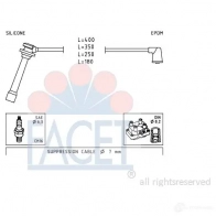 Высоковольтные провода зажигания FACET 4.7239 1512638 EPS 1.499.239 KW 358 239