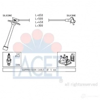 Высоковольтные провода зажигания FACET Toyota Carina (T190) 2 Седан 2.0 GTi (ST191) 158 л.с. 1992 – 1995 EPS 1.501.793 4.9793 KW 360 793