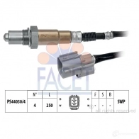 Лямбда зонд, кислородный датчик FACET 10.7727 EPS 1.997.727 KW 497 727 Honda Accord 6 (CH, CL) Хэтчбек 2.3 (CL4) 154 л.с. 2000 – 2002