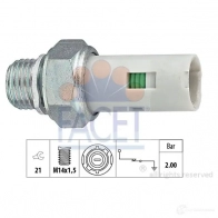 Датчик давления масла FACET 1512983 7.0084 EPS 1.800.084 KW 500 084
