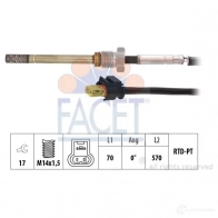 Датчик температуры выхлопных газов FACET 1437421938 22.0201 T0N RJA