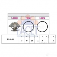 Датчик холла FACET 1515616 EPS 1.906.194 82694 KW 406 194