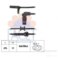 Датчик АБС FACET KW 460 185 Mercedes C-Class (S204) 3 Универсал 1.8 C 180 CGI (2049) 156 л.с. 2009 – 2014 EPS 1.960.185 21.0185