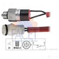 Датчик заднего хода FACET 7.6159 1514686 KW 560 159 EPS 1.860.159