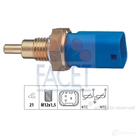 Датчик вентилятора радиатора FACET 1514548 KW 550 638 EPS 1.850.638 75638
