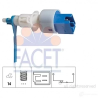 Датчик вентилятора радиатора FACET WXLZ 2P 75132 1514435
