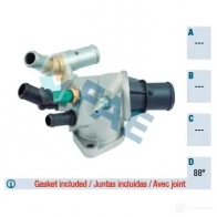 Термостат FAE Q0Q 0A Fiat Idea (350) 1 Минивэн 1.9 JTD 101 л.с. 2004 – 2025 5338288 8435050644454