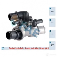 Термостат FAE 5344380 OSXBDM 9 Fiat Strada 8435050629888