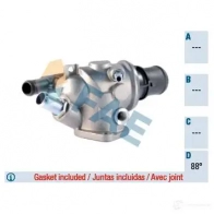 Термостат FAE Fiat Marea (185) 1 Универсал 1.8 115 16V 113 л.с. 1996 – 2002 5337888 8435050629345 NB U7XT0