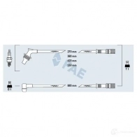 Высоковольтные провода зажигания FAE 8435050612613 Q R48MX Renault Laguna (B56) 1 Хэтчбек 2.0 (B56C/H/N) 113 л.с. 1995 – 1996 85260
