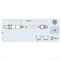 Лямбда зонд, кислородный датчик FAE 77129 Renault Laguna (B56) 1 Хэтчбек 2.0 109 л.с. 1999 – 2001 8435050619230 2R NQCPO