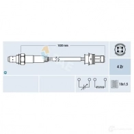 Лямбда зонд, кислородный датчик FAE 4PP T01J 8435050620816 77277 Bmw 3 (E46) 4 Седан 2.5 323 i 170 л.с. 1998 – 2000