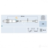 Лямбда зонд, кислородный датчик FAE 77299 8435050648810 W 4S8H0 Mazda 6 (GH) 2 2007 – 2012