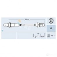Лямбда зонд, кислородный датчик FAE 8435050621035 2QVS P Mercedes C-Class (S202) 1 Универсал 2.0 C 200 T (2080) 136 л.с. 1996 – 2001 77275