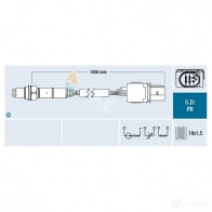 Лямбда зонд, кислородный датчик FAE 8435050639689 75035 Opel Astra (H) 3 Универсал 1.3 CDTI (L35) 90 л.с. 2005 – 2010 1 61B0CY