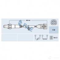 Лямбда зонд, кислородный датчик FAE Nissan Maxima (A33) 5 2000 – 2003 KMG YM 77606 8435050651803