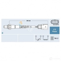 Лямбда зонд, кислородный датчик FAE 8435050653302 Z3B 8G 77626 Audi A5 (8T) 1 2007 – 2017