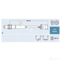 Лямбда зонд, кислородный датчик FAE 8435050653012 S RGVC 77614 Ford S-Max 1 (CA1, WS) Минивэн 2.5 ST 220 л.с. 2006 – 2014