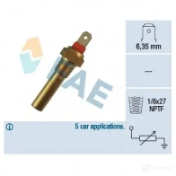 Датчик температуры охлаждающей жидкости FAE 1989394 31640 8435050603390 W YHZH