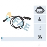 Датчик АБС FAE Renault Laguna (BT) 3 Хэтчбек 2.0 16V Hi Flex (BT1H) 140 л.с. 2007 – 2015 8435050648384 78281 80 XI22