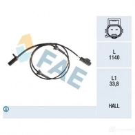 Датчик АБС FAE 8435050646274 78188 Volvo XC90 1 (275) Кроссовер 2.5 T AWD 209 л.с. 2012 – 2014 MIF WR