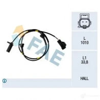 Датчик АБС FAE 8465050648193 Volvo S80 1 (184) Седан 2.0 163 л.с. 1998 – 2006 78270 GXX5V0 F