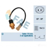 Датчик вентилятора радиатора FAE 8435050605608 XM 8WFC 1989876 36110